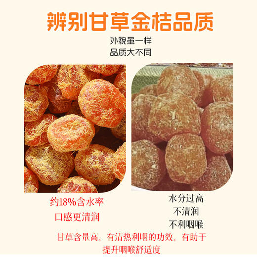 黄芪党参甘草金桔干金橘蜜饯果脯干冰糖金桔即食办公室休闲零食 商品图1