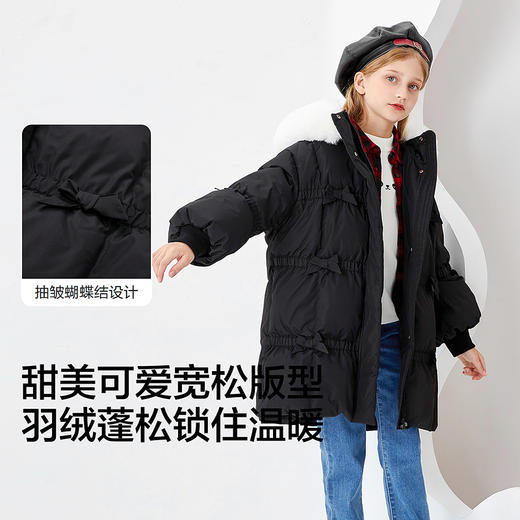 【balaOne】巴拉巴拉童装儿童羽绒服女童2026年新款秋季防护外套 商品图3