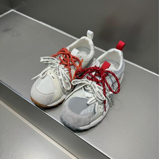 真皮休闲运动网面透气登山鞋！2026户外大头增高轻便厚底阿甘德训老爹鞋女！ 商品图0