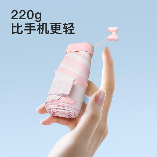 【分销】花觉防晒伞，6骨6折口袋伞，便于携带，轻巧便捷 商品图0