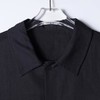 SDSA男装2026新款高贵轻奢日系纯色明线翻领短袖衬衫百搭宽松上衣 商品缩略图1