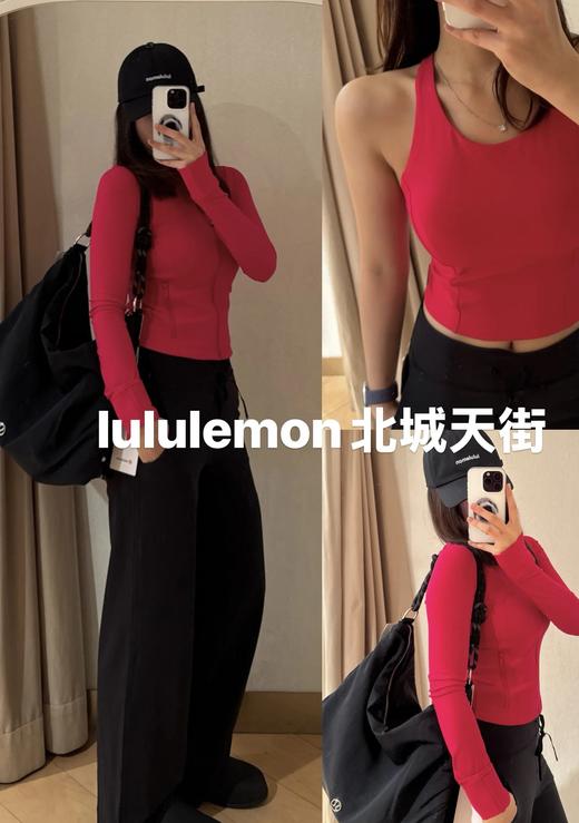 可做健身包男女同款lulu大款多功能褶饰斜挎包 商品图10