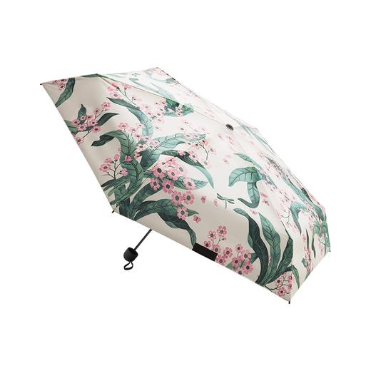 【积分兑换】蕉下 五折黑胶防晒伞BM663花影 商品图0