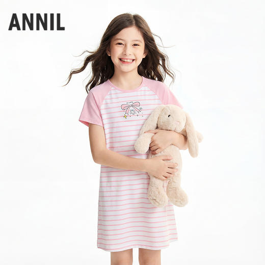 女童睡裙夏季新款安奈儿童装JG627792 商品图0