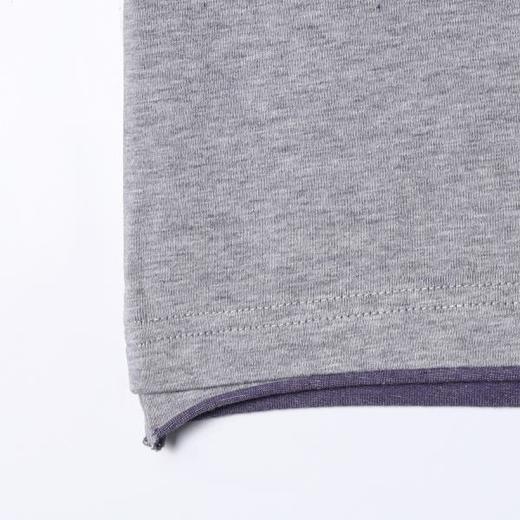 SDSA男装2026新款高贵轻奢潮牌日系撞色卷边T恤宽松短袖 商品图3