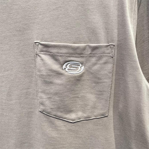 XY｜Skechers斯凯奇男款2024夏季圆领运动休闲针织短袖T恤衫l224 m071-00 v 8 商品图2