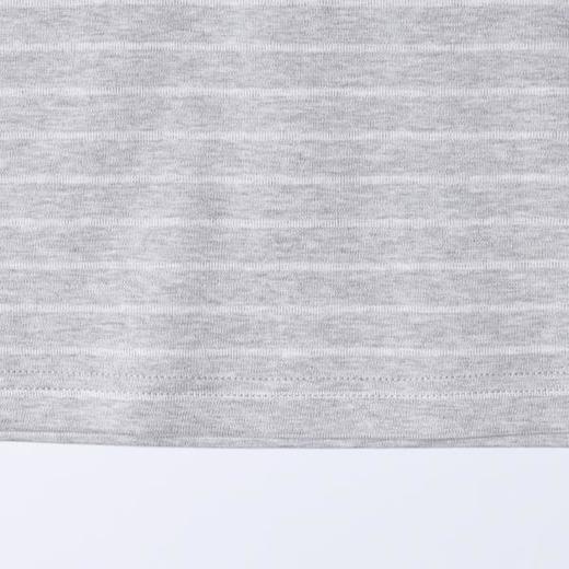 SDSA男装2026新款高贵轻奢细条纹短袖T恤宽松重磅圆领休闲上衣 商品图3