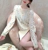 女款刺绣针织开衫ba010 商品缩略图2