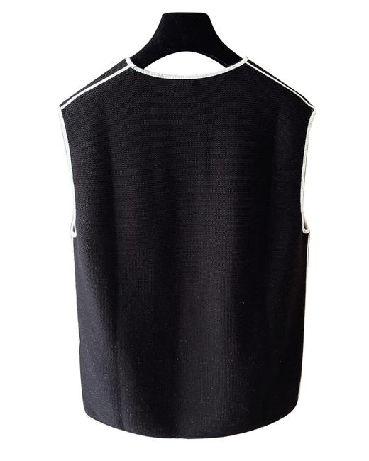 女款V领针织马甲he025 商品图1