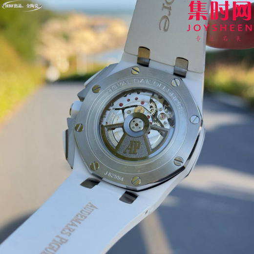 HBF爱彼皇家橡树离岸型26402陶瓷系列 白陶瓷 男士腕表 表径44mm 7750改Cal.3126机 商品图8