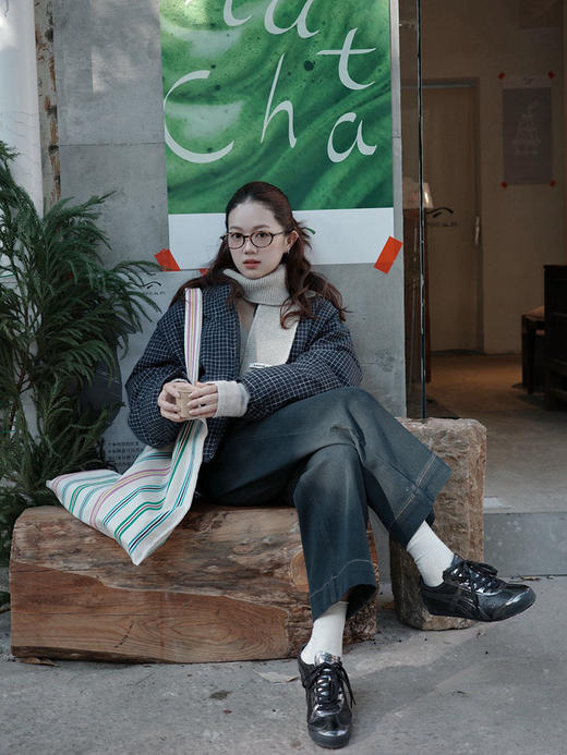 THS-无 鬼冢家 情侣款低调珠光银闪经典德训鞋 QZ118 商品图3