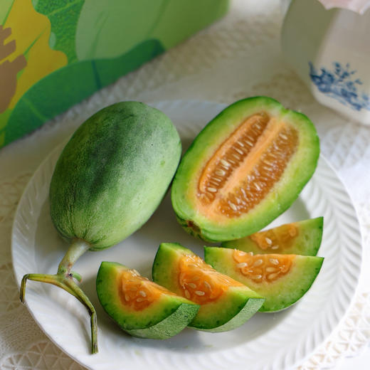 石家庄优选仓库速达，蜜小胖甜瓜，清脆爽口，香酥脆甜，瓜香四溢！净重5.5斤礼盒装 商品图10