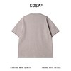 SDSA男装2026新款轻奢撞色门襟亨利领短袖T恤宽松圆领休闲上衣 商品缩略图4