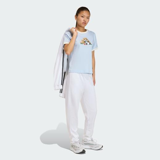Adidas阿迪达斯PANDA CHILL T-SHIRT 纯棉运动休闲短袖T恤KB7212 商品图2