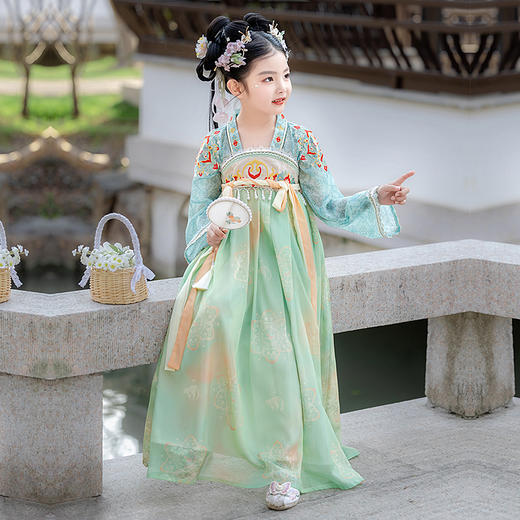 【团购】【苏城纪】汉服女童襦裙颜悦 商品图4