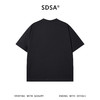 SDSA男装2026新款高贵轻奢美式简约趣味字母印花圆领短袖T恤百搭 商品缩略图1
