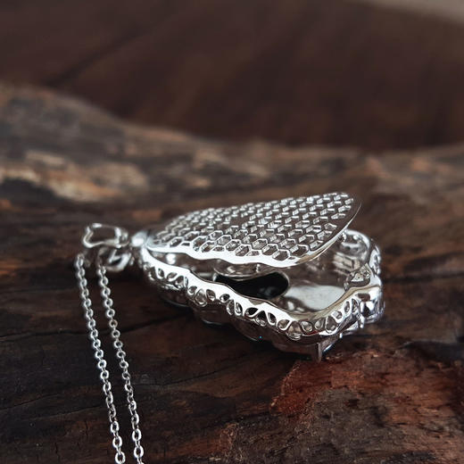 【天然正品】A货翡翠AU750收藏级白金豪镶钻镶天然细腻满绿冰种观音造型翡翠吊坠项链40.0*20.0*9.4MM（皆取最大值）260326NJS15 商品图7