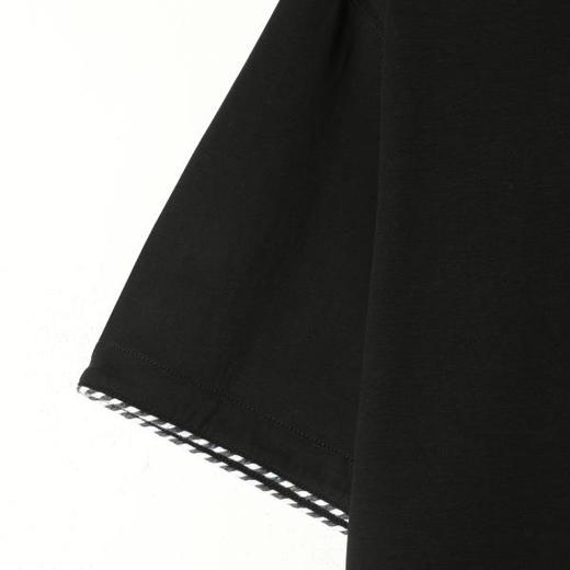 SDSA男装2026新款高贵轻奢明线装饰口袋短袖T恤宽松圆领休闲上衣 商品图2