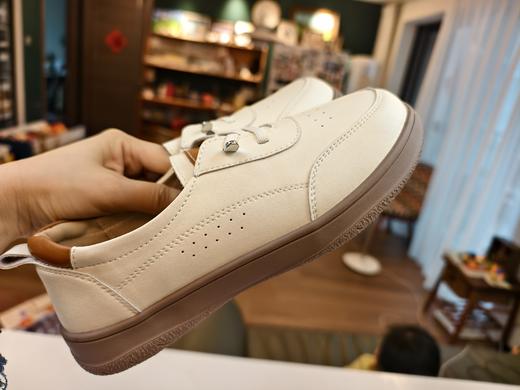 【足*健同厂同款】艾娜达一脚蹬妈妈鞋 时尚舒适老人鞋 质感 真皮鞋面+防滑鞋底+精裁设计！ 商品图6