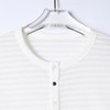 SDSA男装2026新款高贵轻奢半纽扣亨利领长袖T恤宽松圆领休闲上衣 商品缩略图1