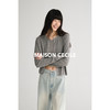 MAISON CECILE 三色/天丝亚麻混纺松弛显瘦针织开衫/无袖背心（新增花灰色） 商品缩略图1