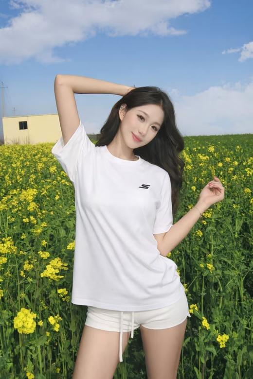 品牌直发【斯凯奇 夏日男女款短袖】 超值售价 商品图1