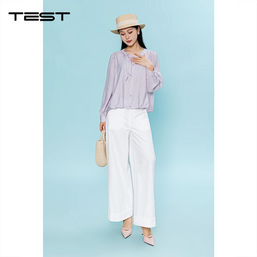 夏上新薄款系带温柔风法式宽松防晒小衫1262027 商品图1
