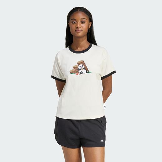 Adidas阿迪达斯PANDA CHILL T-SHIRT 纯棉运动休闲短袖T恤KB7214 商品图0