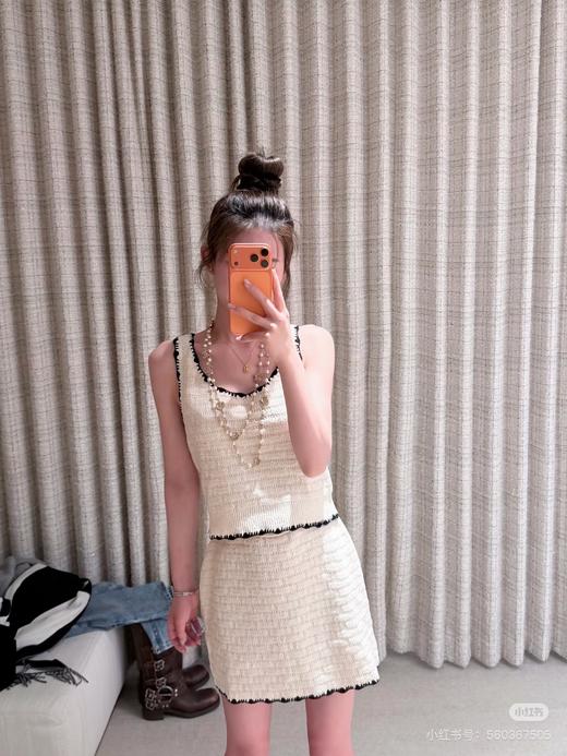 女款拼色针织背心 可配套装ba025 商品图3