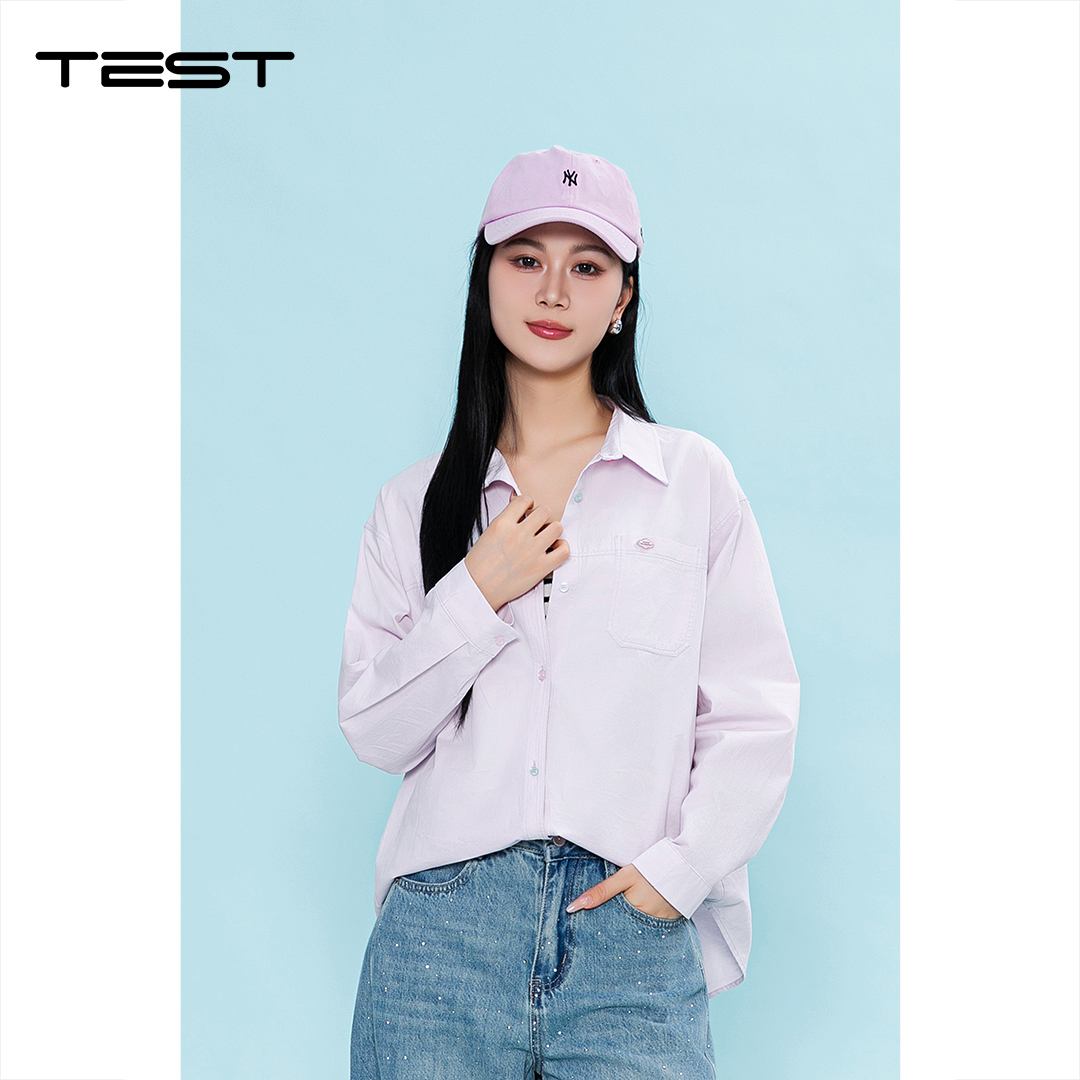 夏上新韩系松弛感宽松休闲设计感衬衫1262030