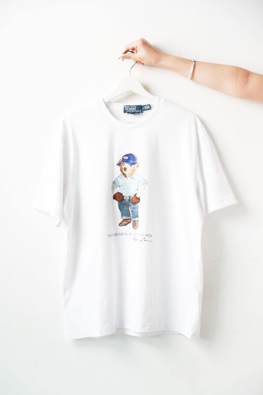 一眼喜欢的感觉，美式印花t恤。基础款圆领宽松半袖儿上衣E040868 商品图4