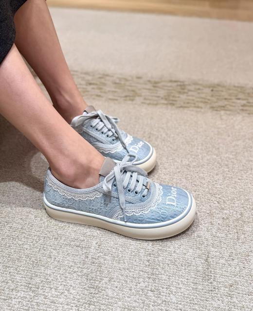 女款蕾丝刺绣帆布鞋la010 商品图4