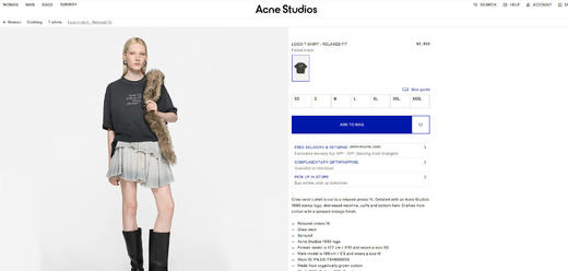 又顶又好看，字母复古tee。首尔氛围感街拍高颜出片大t恤E040860 商品图5