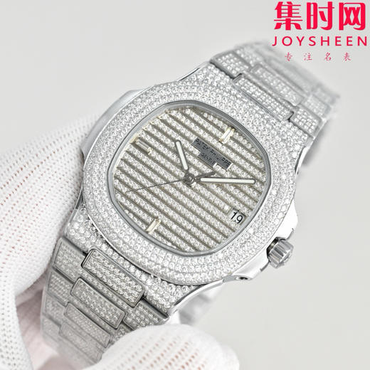PDF百达翡丽 鹦鹉螺满天星5719系列 满钻鹦鹉螺 男士腕表 Nautilus 5719系列奢华满钻腕表 商品图2