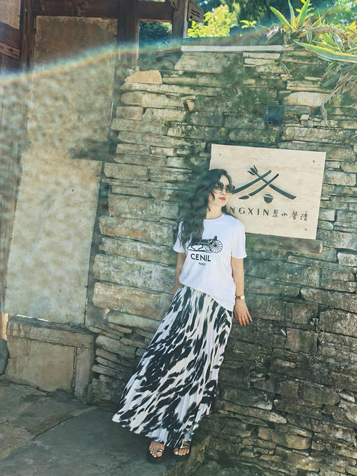 THS-限时 塞琳家 经典马车 logo印花 圆领短袖T恤2色 QH469 商品图1