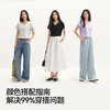 凉感T|森马短袖T恤女夏纯色V领正肩衣服吸湿速干抑菌2026新款上衣 商品缩略图4