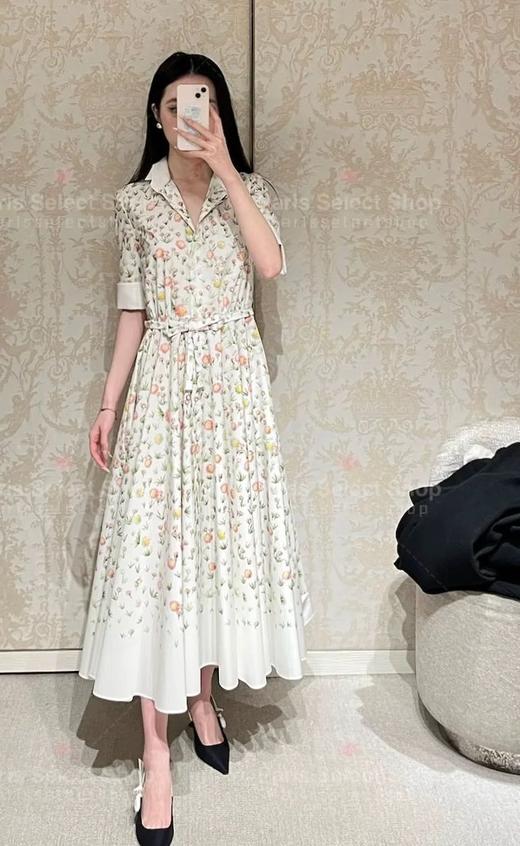 女款印花衬衫连衣裙ba010 商品图3