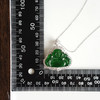 【天然正品】A货翡翠AU750收藏级白金豪镶钻镶天然细腻满绿冰种佛公造型翡翠吊坠项链37.1*34.1*12.1MM（皆取最大值）260326NJS16 商品缩略图2