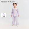 【balaOne】巴拉巴拉女童睡衣套装2026秋新款儿童家居服小童甜美 商品缩略图0