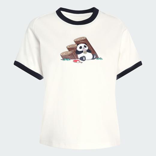 Adidas阿迪达斯PANDA CHILL T-SHIRT 纯棉运动休闲短袖T恤KB7214 商品图2