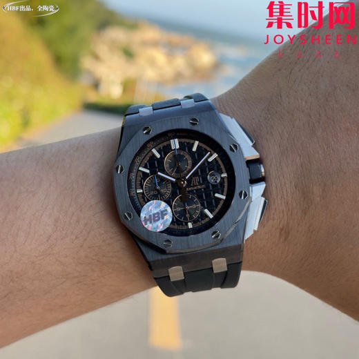 HBF爱彼皇家橡树离岸型26405陶瓷系列 26402黑陶瓷 男士腕表 表径44mm 7750改Cal.3126机 商品图5