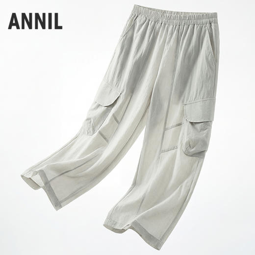 男女童梭织单裤夏季新款安奈儿童装EM626812 商品图2