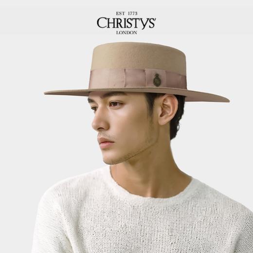 【英国王室御用品牌】Christys羊毛Canotier平顶康康帽徽章款 商品图9
