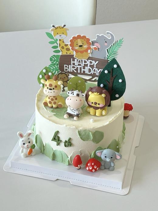 森系动物园蛋糕 商品图0