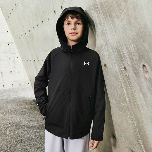 【XS专属-特惠福利】UnderArmour安德玛儿童 吸湿快干加内衬梭织外套 261322706 商品图2