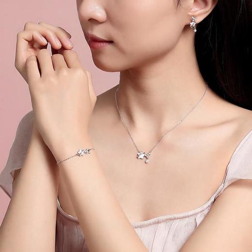 【闪耀星泪】925纯银闪耀星星贝母手链【JHY-A000612B】 商品图2