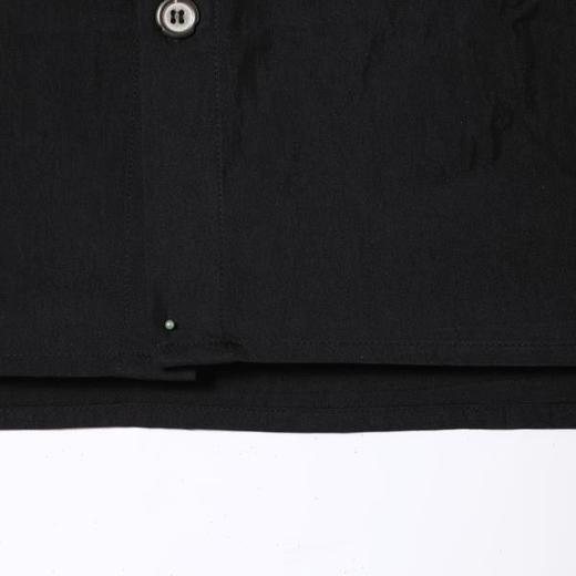 SDSA男装2026新款高贵轻奢潮牌简约褶皱纯色短袖衬衫显瘦百搭上衣 商品图1