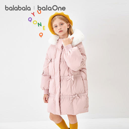 【balaOne】巴拉巴拉童装儿童羽绒服女童2026年新款秋季防护外套 商品图0