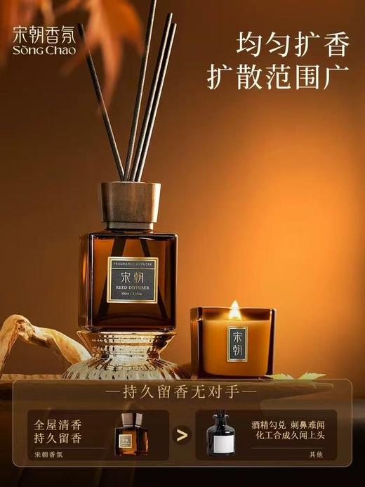 宋朝酒店胡桃木盖香薰室内家用精油卧室香氛 商品图3