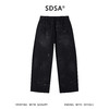 SDSA男装2026新款轻奢刷漆涂鸦印花阔腿牛仔裤日系复古宽松直筒裤 商品缩略图1